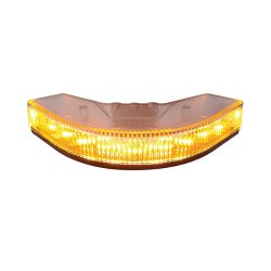 OV9 (st af 2), L-beslag, Gul LED klar glas, R65, 12/24V,  kan natsnkes