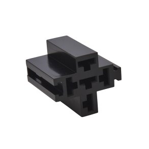 Relsokkel for 5P rel. Inkl. fladstik