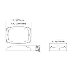 Responder R6 LED Scenelight, 12-24v, R10, 1000 lm,