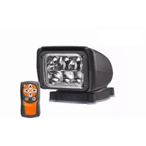 Sgelygte, 12v, Sort, fastmontering, LED, 30 w, trdls fjernbetjening, Saturn