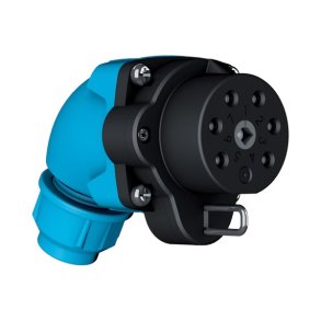 Vinklet koblingsstik (60 grader) til Rettbox S (20 A) 