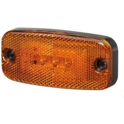 LED sidemarkeringslygte gul 9-36V