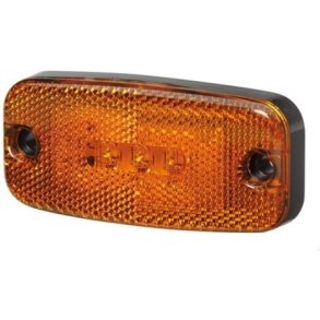 LED sidemarkeringslygte gul 9-36V