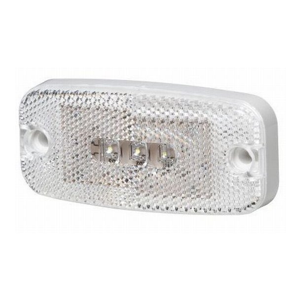 LED positionslygte hvid 9-36V