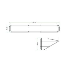 Scenelight, hvid, 10-33V, 1000 lm.