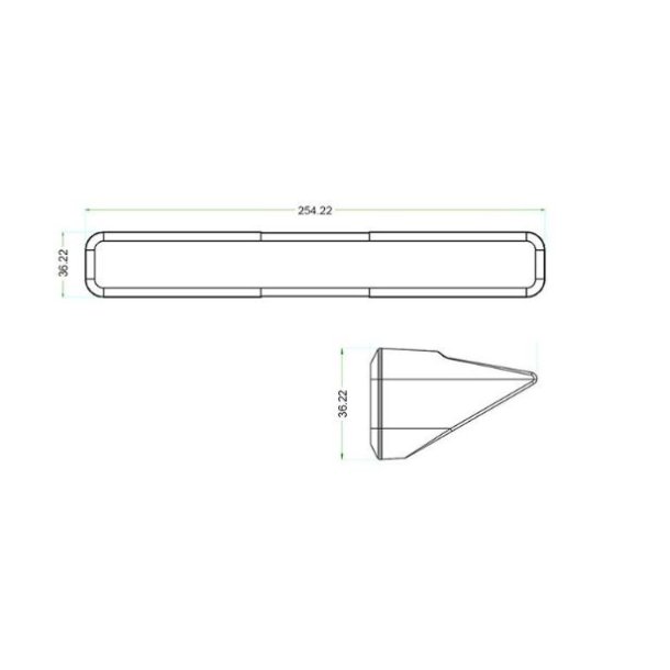 Scenelight, hvid, 10-33V, 1000 lm.