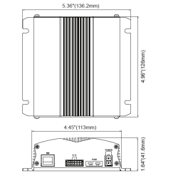 SDA100W Sireneforstrker m/mikrofon