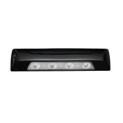 Scenelight LED, Sort ramme, 4 x LED, 12-24v, 14W, 1400 lm, IP67