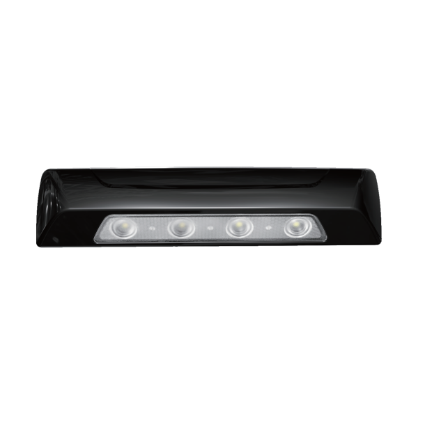Scenelight LED, Sort ramme, 4 x LED, 12-24v, 14W, 1400 lm, IP67