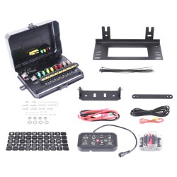 Kontrolpanel med 8 outputs