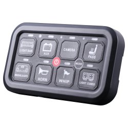 Kontrolpanel med 8 outputs