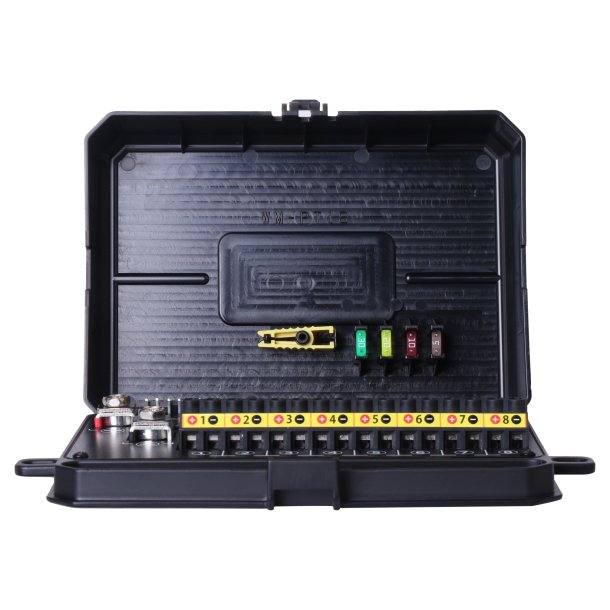 Kontrolpanel med 8 outputs