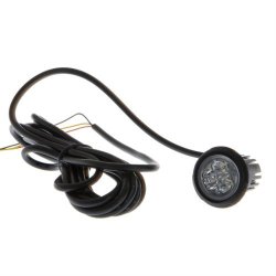 UR03 LED Flasher, Gul, R65, Class 1, 12-24V, klart glas