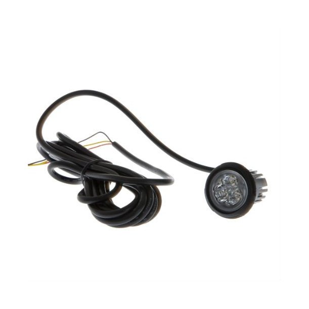 UR03 LED Flasher, Gul, R65, Class 1, 12-24V, klart glas